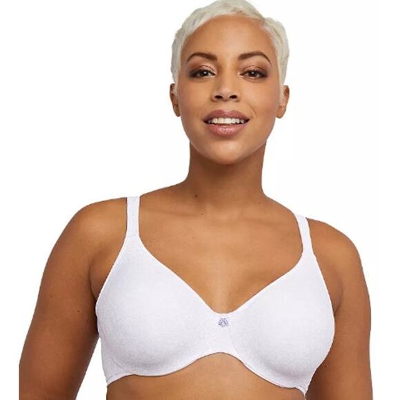 Bali Passion for Comfort White 40C Full Coverage Underwire Comfort Lined Bra - Picture 1 of 4